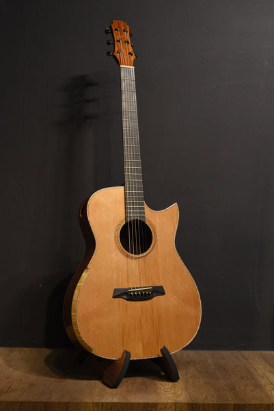 Black Label | Hozen Guitars OM Mahogany| VIMHCSB4CJW with LR Baggs Hi-Fi Duet