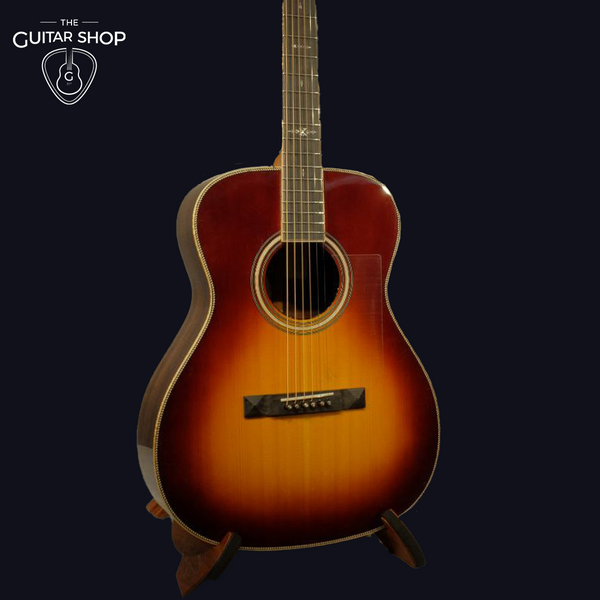 Hozen Guitars GE OM Indian Rosewood HG-OMIR4WQHV Sunburst