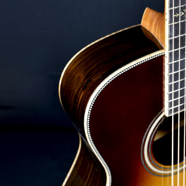 Hozen Guitars GE OM Indian Rosewood HG-OMIR4WQHV Sunburst