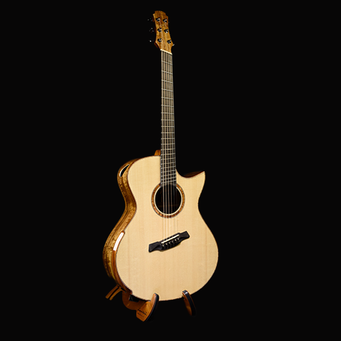 MJ Swiss Spruce with Koa Fanned Fret - SIKOCSB4SJWF