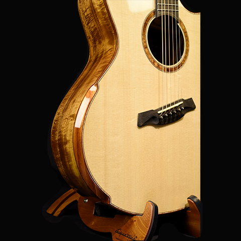 MJ Swiss Spruce with Koa Fanned Fret - SIKOCSB4SJWF