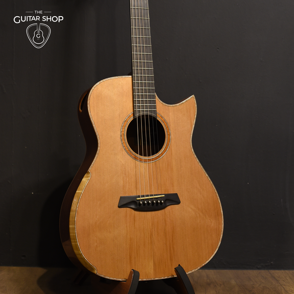 Black Label | Hozen Guitars OM Mahogany| VIMHCSB4CJW with LR Baggs Hi-Fi Duet