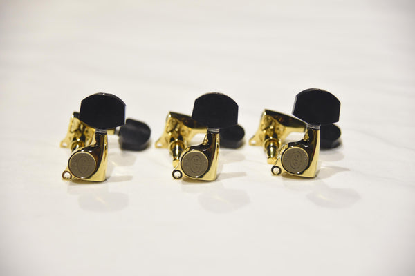 Gotoh SGS510Z Gold Finish Ebony Knobs