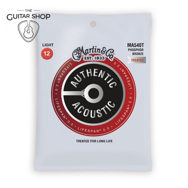 Martin Lifespan 2.0 Treated Phosphor Bronze Strings MA540T .12-.54