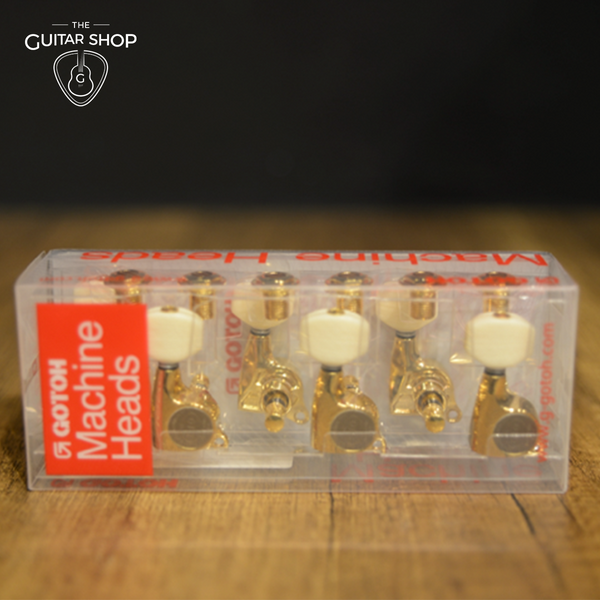 Gotoh SGS510Z Gold Finish White Knob