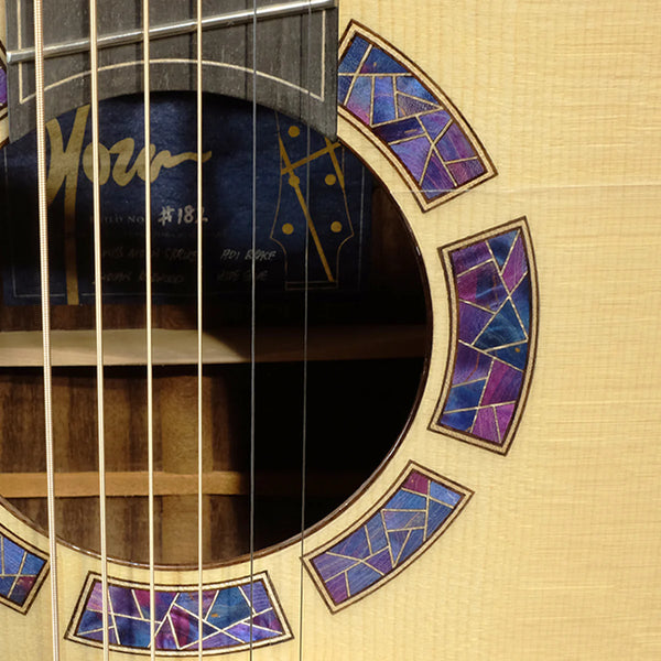 Hozen Guitars Blue Label | MJ Torrefied Swiss Indian Rosewood #182 | Fan Fret SIIRCSB4SWFJ