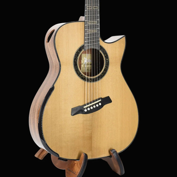 Hozen Gold Label | Deep OM Adirondack Mahogany Fanned Fret | 24101473 VIMHCSB4AJFW