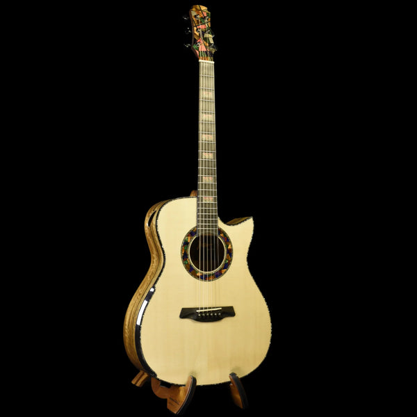Hozen Guitars Black Label | Limited Edition - Mosaic| Swiss Spruce Spalted Mango | VIMOCSB4SUJ