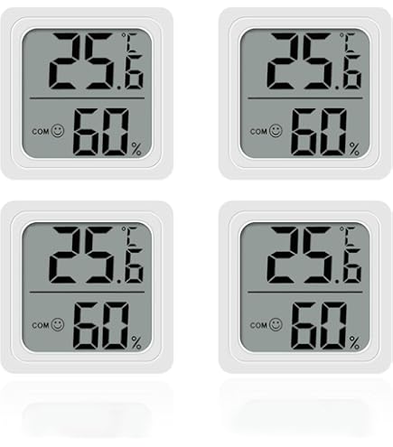 White Square Hygrometer [1 Pc]