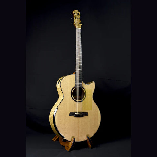 Hozen Guitars SJ Flamed Maple - RAFMCSB4AWX