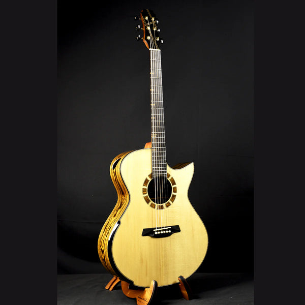 Hozen Guitars Blue Label | MJ Adirondack Mexican Bocote | #196 SIBOCSB4AWJ