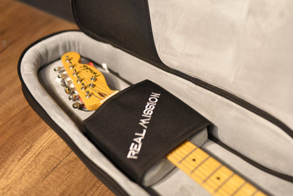 Real Mission Padded Electric Guitar Gig Bag Black