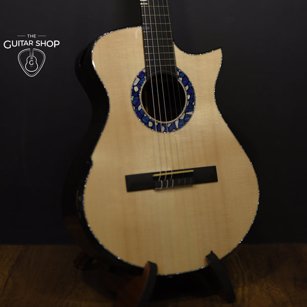Hozen Blue Label Crossover Series | Deep Vera Swiss Moon Spruce Mexican Zircote | #336