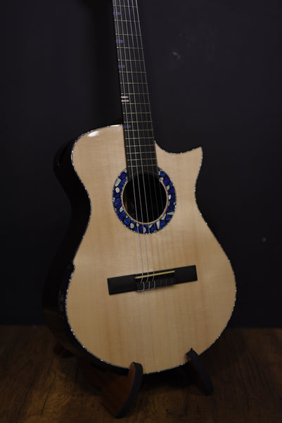 Hozen Blue Label Crossover Series | Deep Vera Swiss Moon Spruce Mexican Zircote | #336