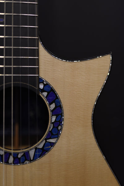 Hozen Blue Label Crossover Series | Deep Vera Swiss Moon Spruce Mexican Zircote | #336
