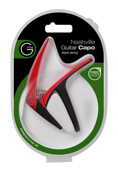 G7th Nashville Guitar Capo Red
