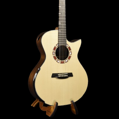 Hozen Blue label MJ Swiss Moon Spruce Madagascar Rosewood | Falcate | #259 SIMRCSB4SZXX