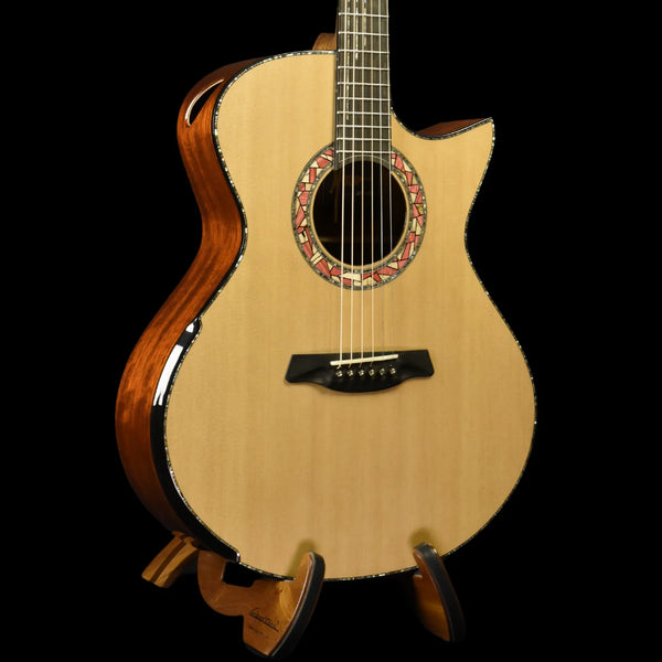 Hozen Guitars Black Label | Limited Edition - Fire | Deep OM Sitka Spruce African Padauk | SVIPACSB4UJ
