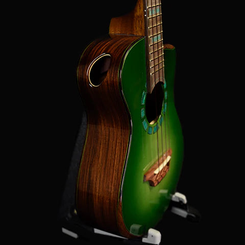 Hozen Guitars Green Label | Tenor German Spruce Indian Rosewood | Green Burst UTIRVSB2G