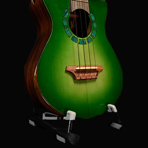 Hozen Guitars Green Label | Tenor German Spruce Indian Rosewood | Green Burst UTIRVSB2G
