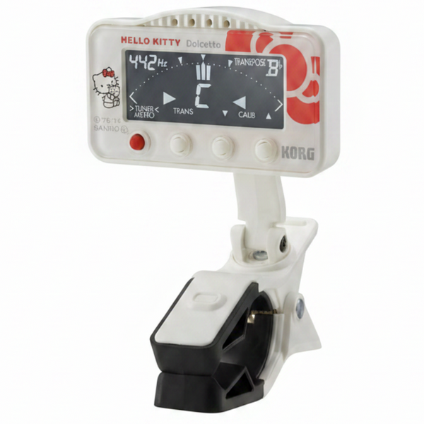 Korg Hello Kitty Clip-On Tuner AW-3M-KTWH Dolcetto White
