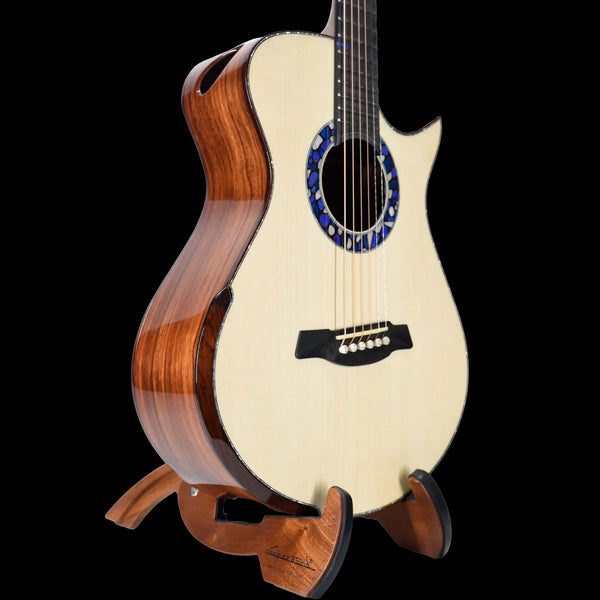 Hozen Guitars Blue Label Vera OO Swiss Moon Spruce Mexican Granadillo Fan Fret - #308|24100308VESRCSB4SJZF