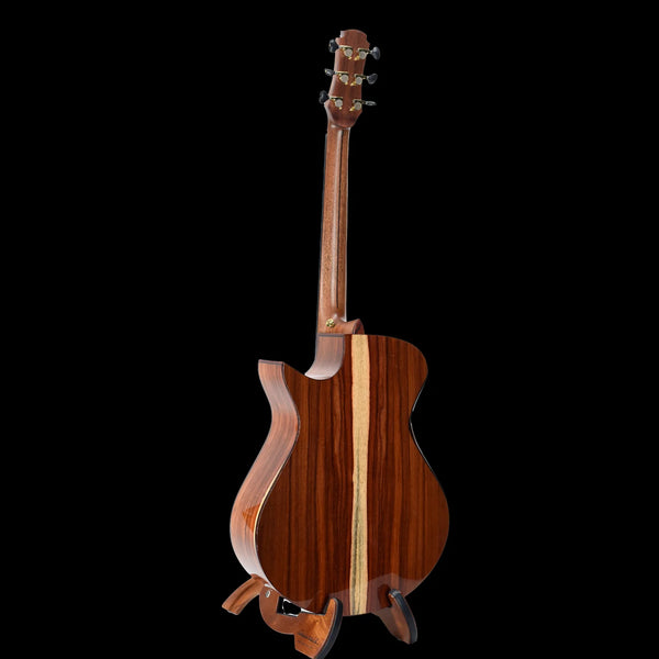 Hozen Guitars Blue Label Vera OO Swiss Moon Spruce Mexican Granadillo Fan Fret - #308|24100308VESRCSB4SJZF