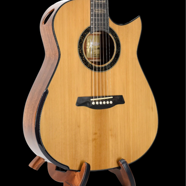 Hozen Gold Label | Deep OM Adirondack Mahogany Fanned Fret | 24101473 VIMHCSB4AJFW