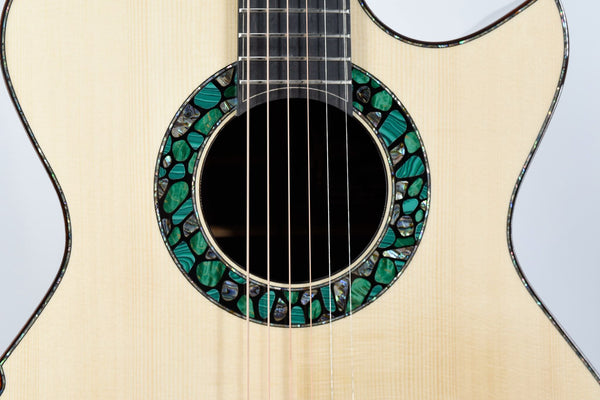 Hozen Guitars Blue Label MJ Swiss Moon Spruce Indian Rosewood Falcate | 25120328 | SIIRCSB4SJZX