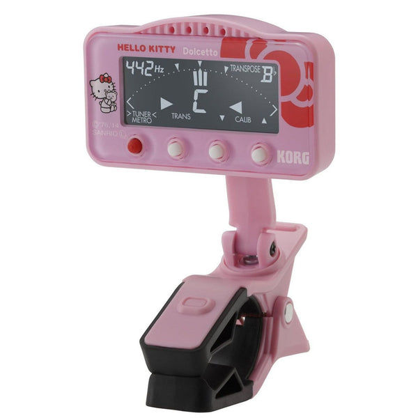 Korg Hello Kitty Clip-On Tuner AW-3M-KTPK Dolcetto Pink