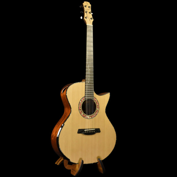 Hozen Guitars Black Label | Limited Edition - Fire | Deep OM Sitka Spruce African Padauk | SVIPACSB4UJ