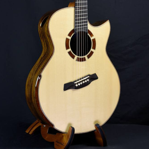 Hozen Guitars Blue Label | SJ Torrefied Swiss Mexican Bocote Fan Fret  | #200| RABOCSB4SWFJ(Copy)