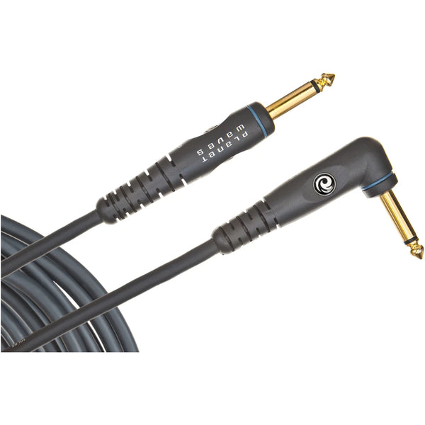 D'Addario Planet Waves PWA-GRA-10 10ft Custom Series Instrument Cable, Straight w/Angled