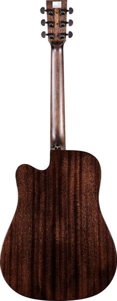 Tyma D-3C BKS Solid Top Guitar