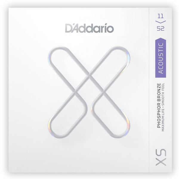D'Addario XS Acoustic Phosphor Bronze 11/52 Custom Light