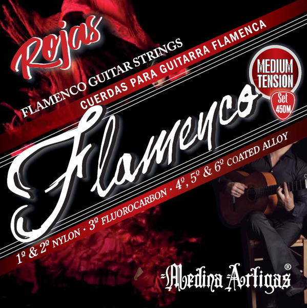 Medina Artigas Flamenco Guitar Strings | Set 450M Medium Tension